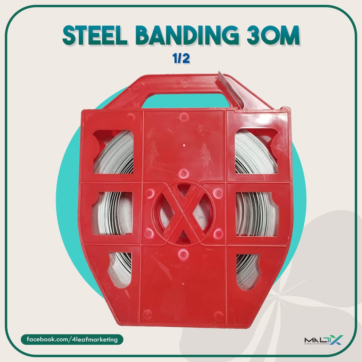 Steel Banding 30m 1/2inch