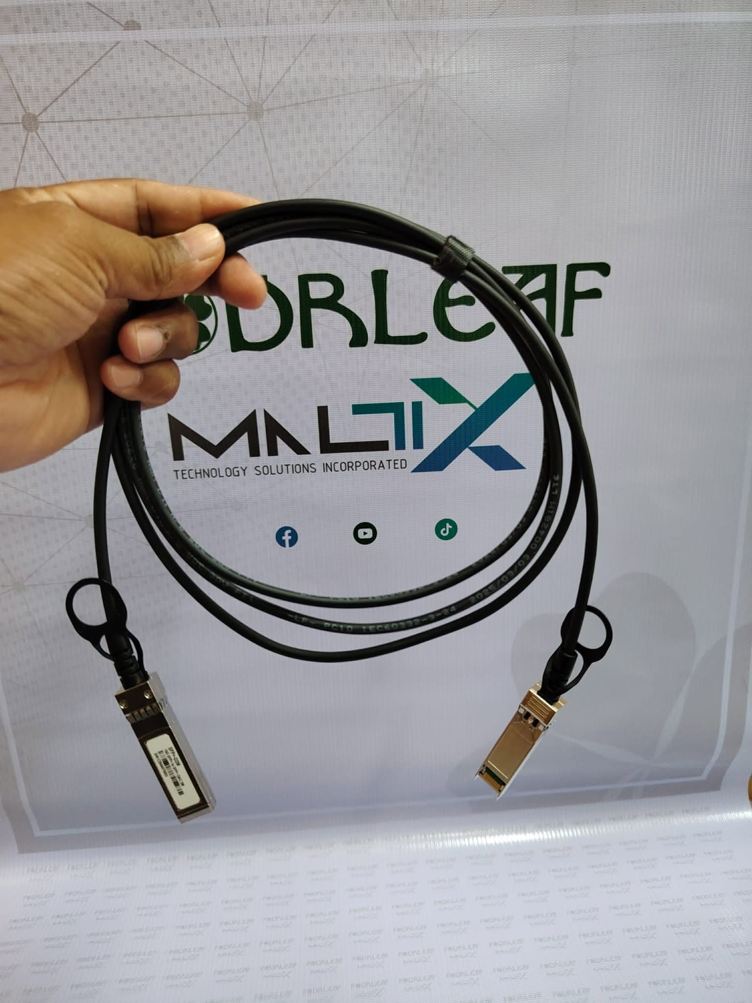 DAC 10G CABLE 5M MALTIX