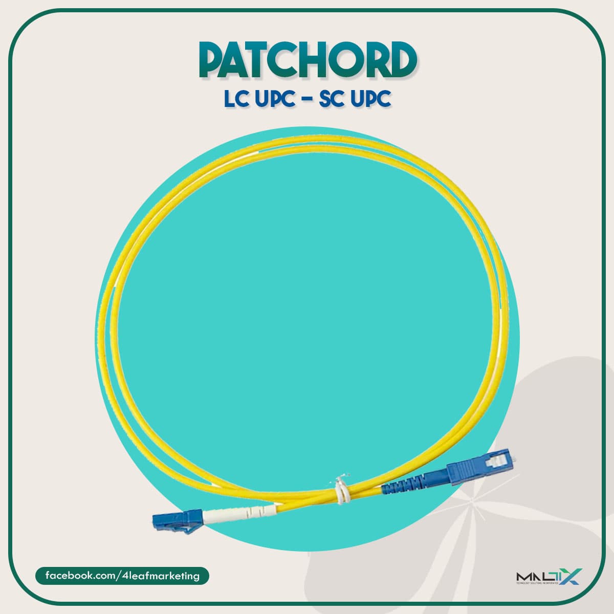 Patch Cord LCUPC-SCUPC 1m