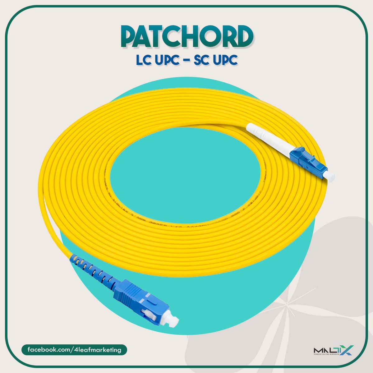 Patch Cord LCUPC-SCUPC 5m