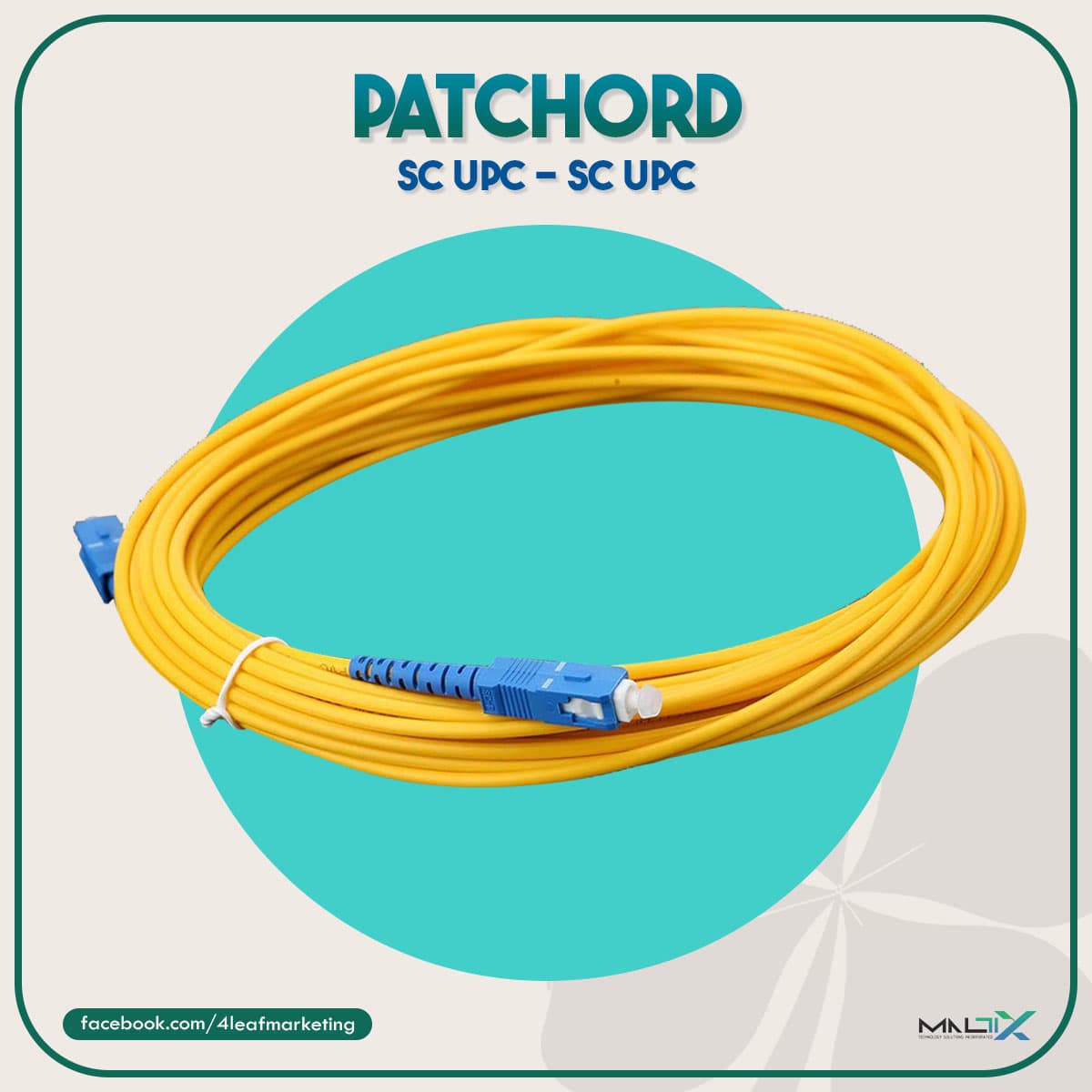 Patch Cord SCUPC-SCUPC 20CM