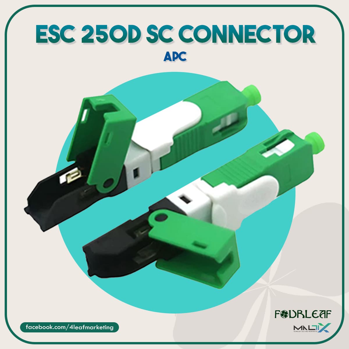 SC Connector 250d APC
