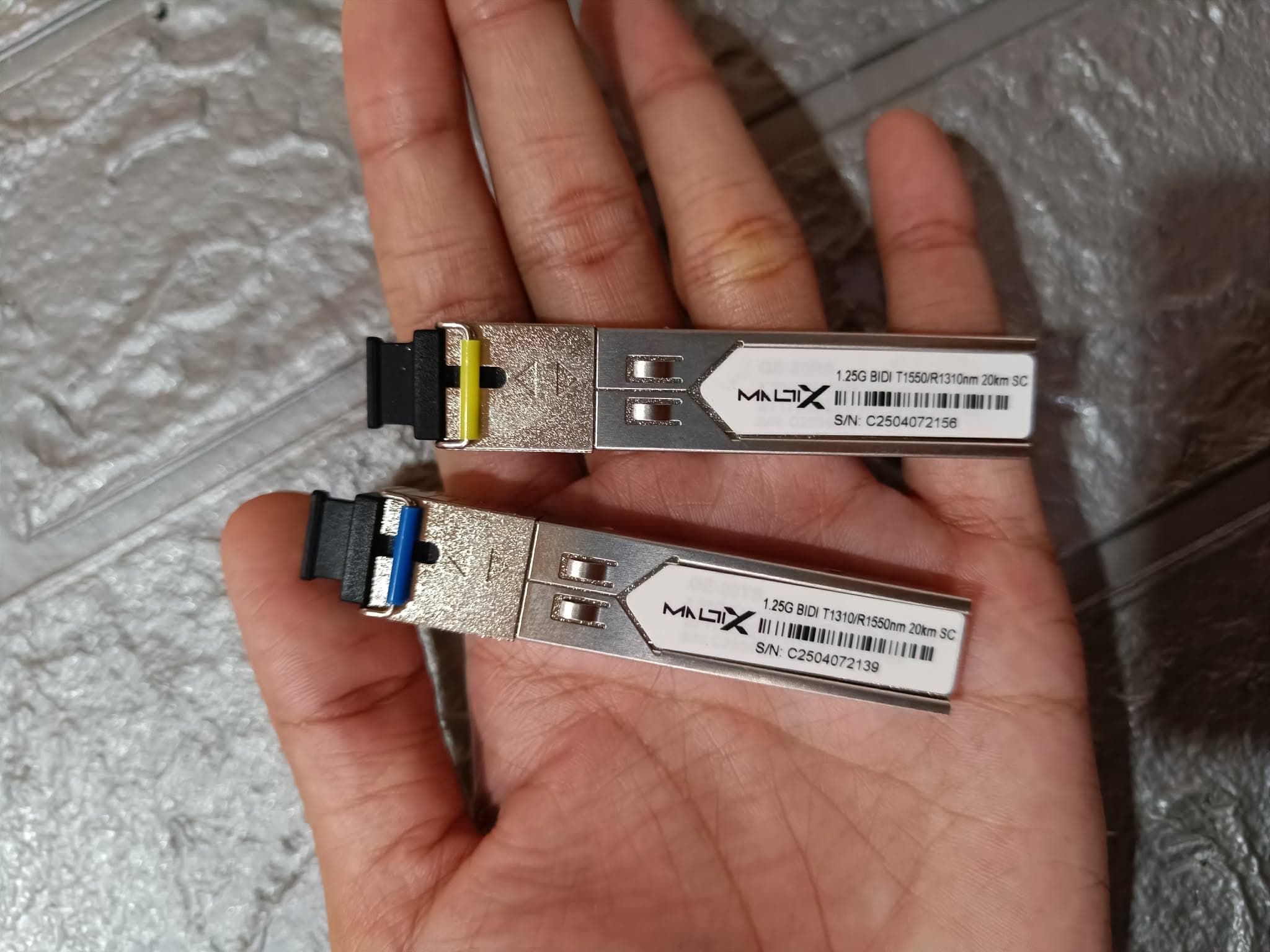 SFP 1.25G SC 20KM MALTIX (PAIR)