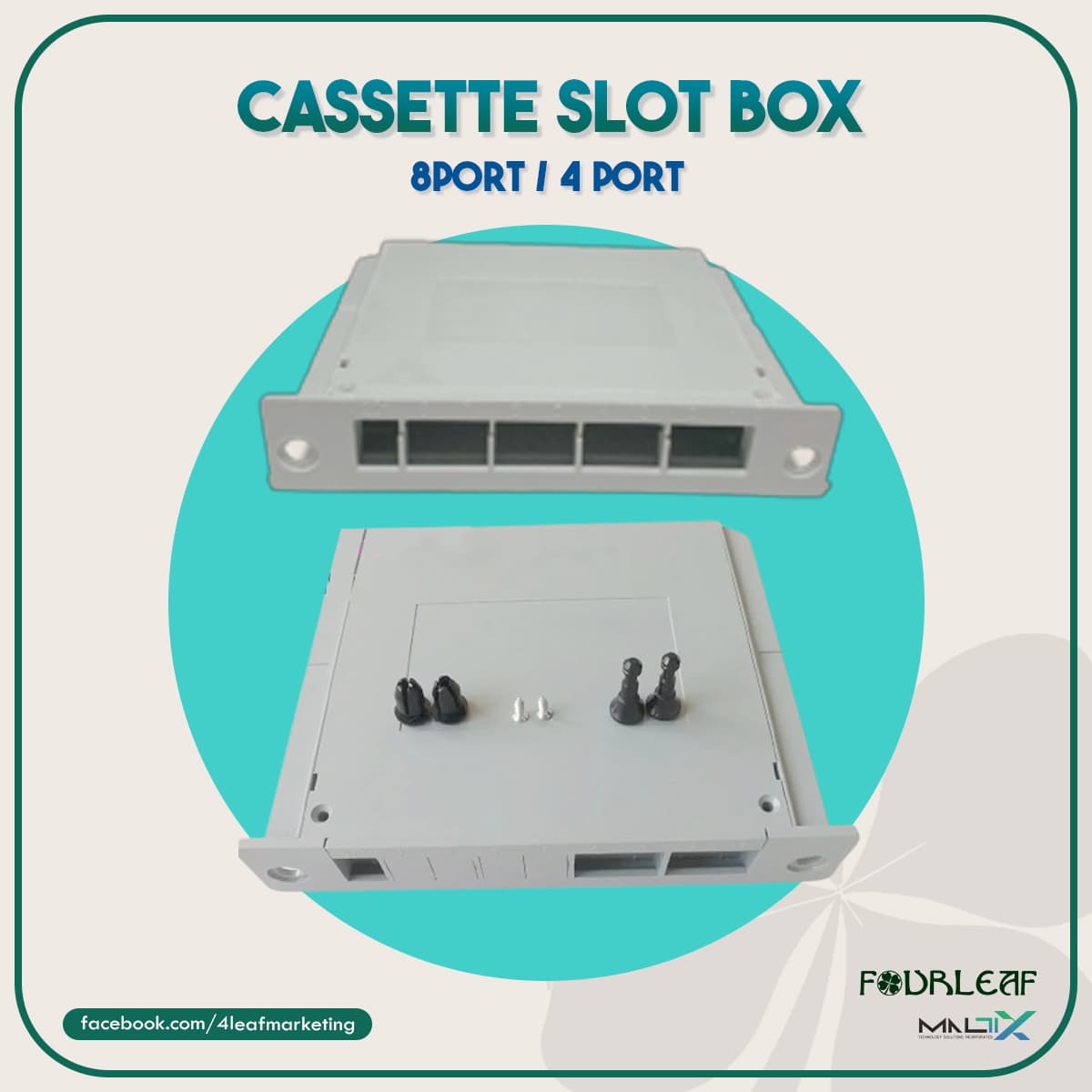 4, 8-port SLOT BOX EMPTY