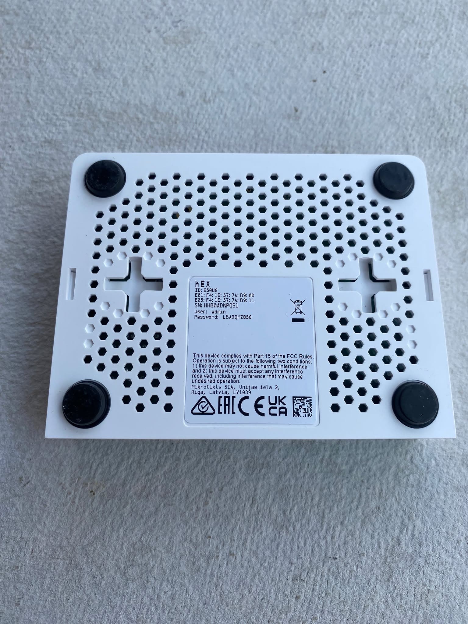 MIKROTIK HEX