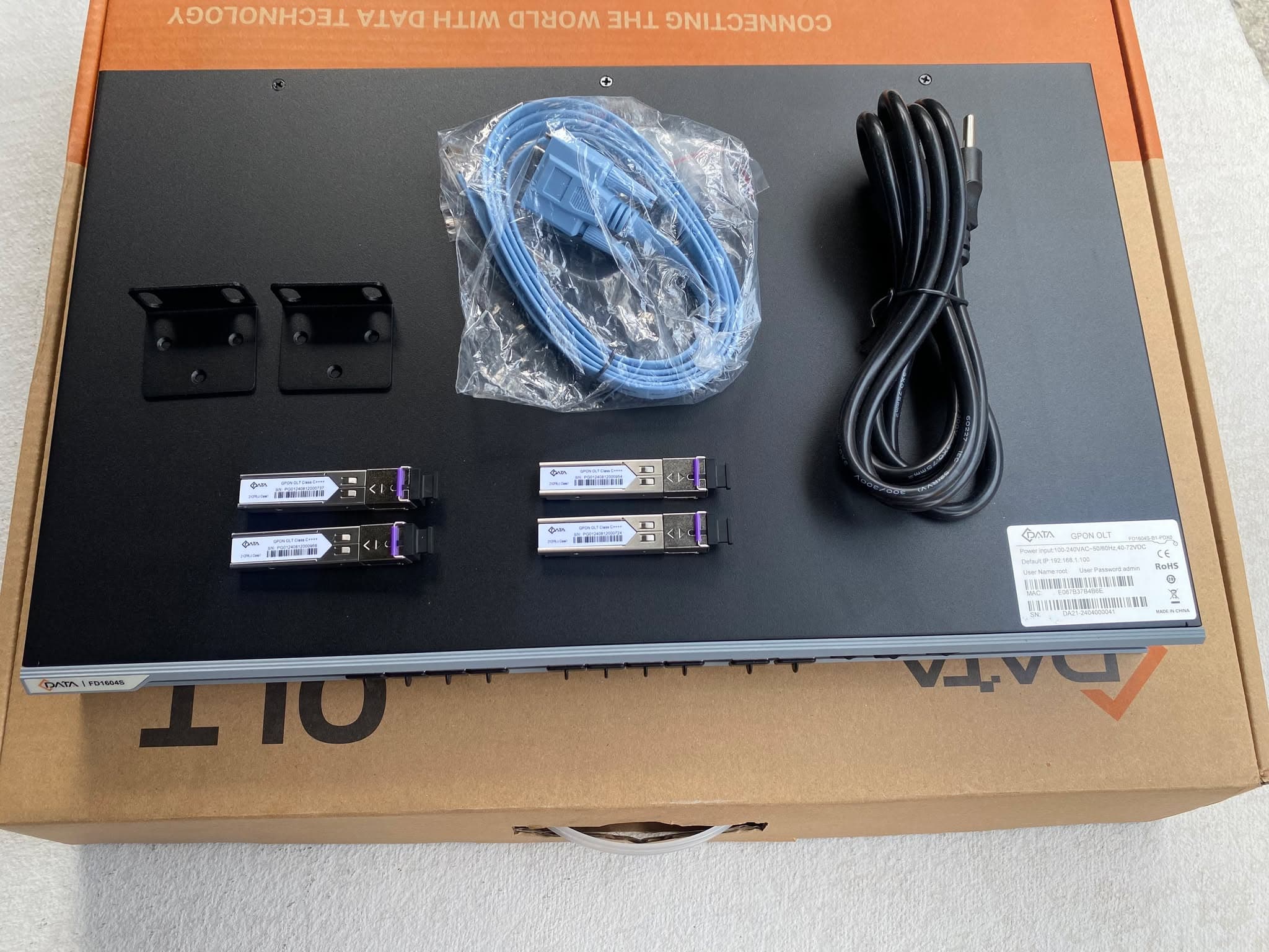 CDATA 4pon gpon w/ 9db Module