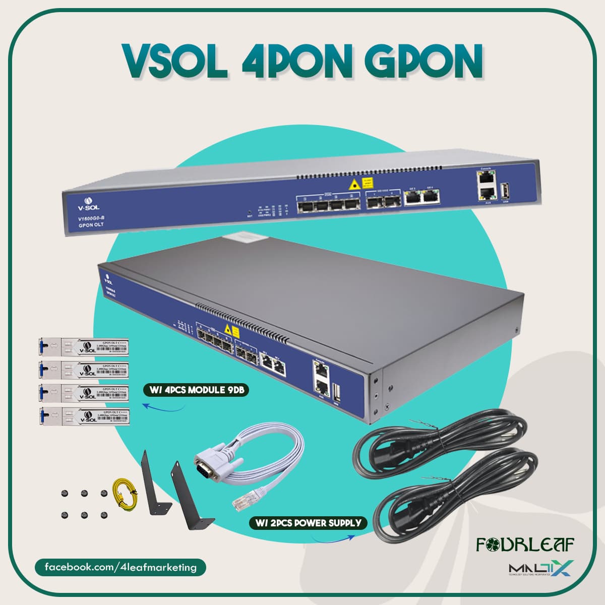 VSOL 4PON GPON