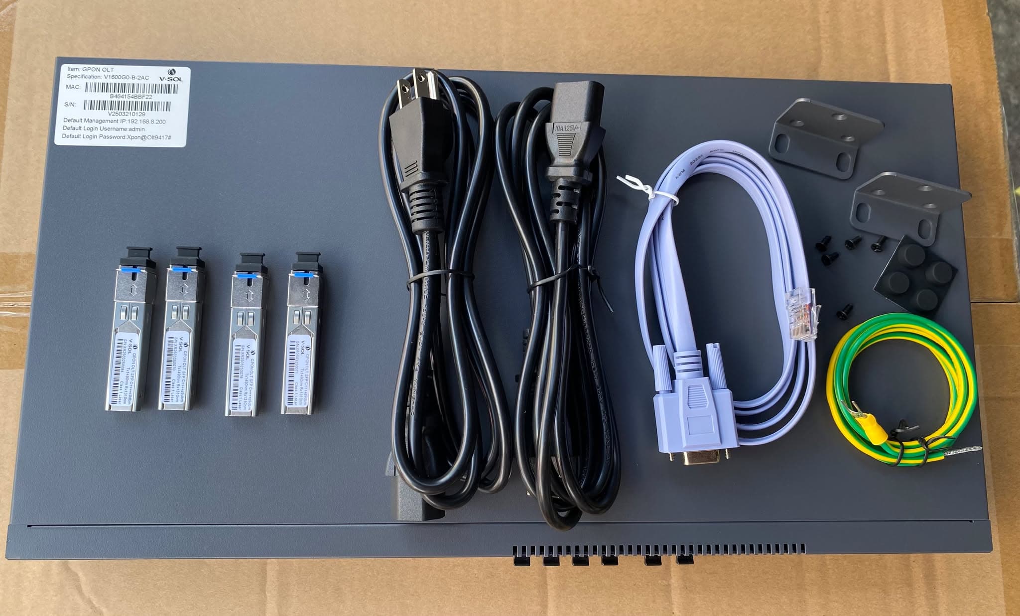 VSOL 4PON GPON