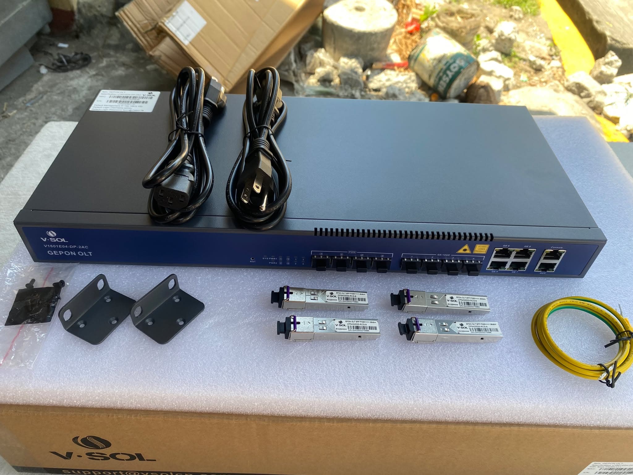 VSOL 4PON EPON with 9dB/7dB Module
