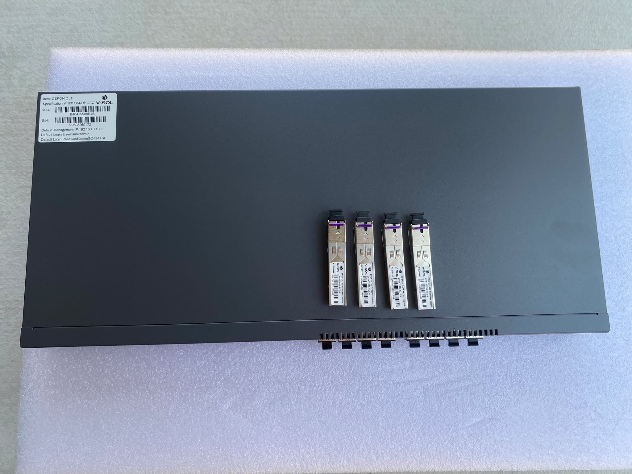 VSOL 4PON EPON with 9dB/7dB Module
