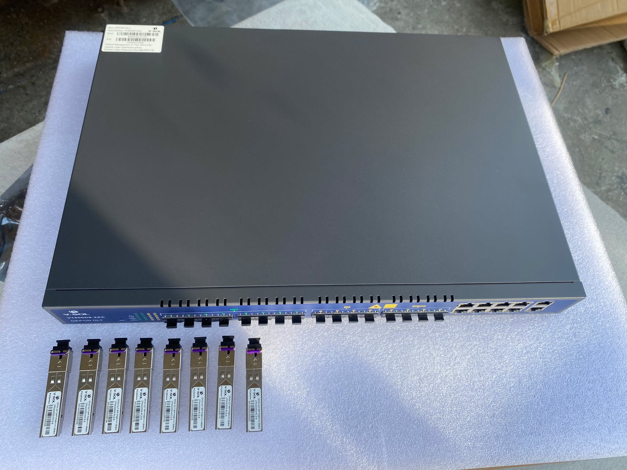 VSOL 8PON EPON w/ 9dB Module