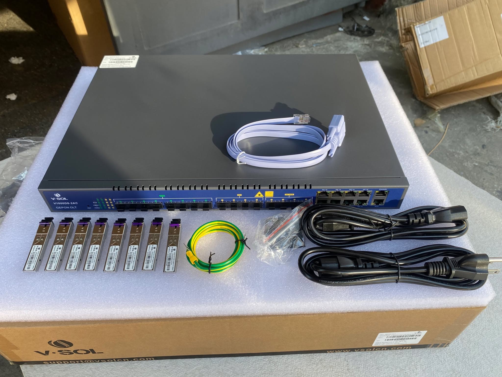 VSOL 8PON EPON w/ 9dB Module
