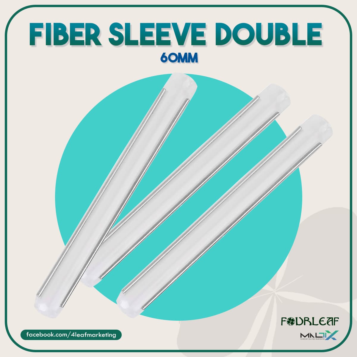 Fiber Sleeve 60mm - Double