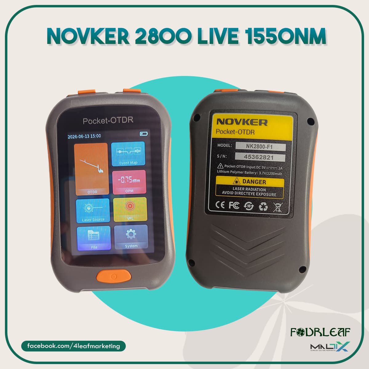 Novker 2800 Live 1550nm