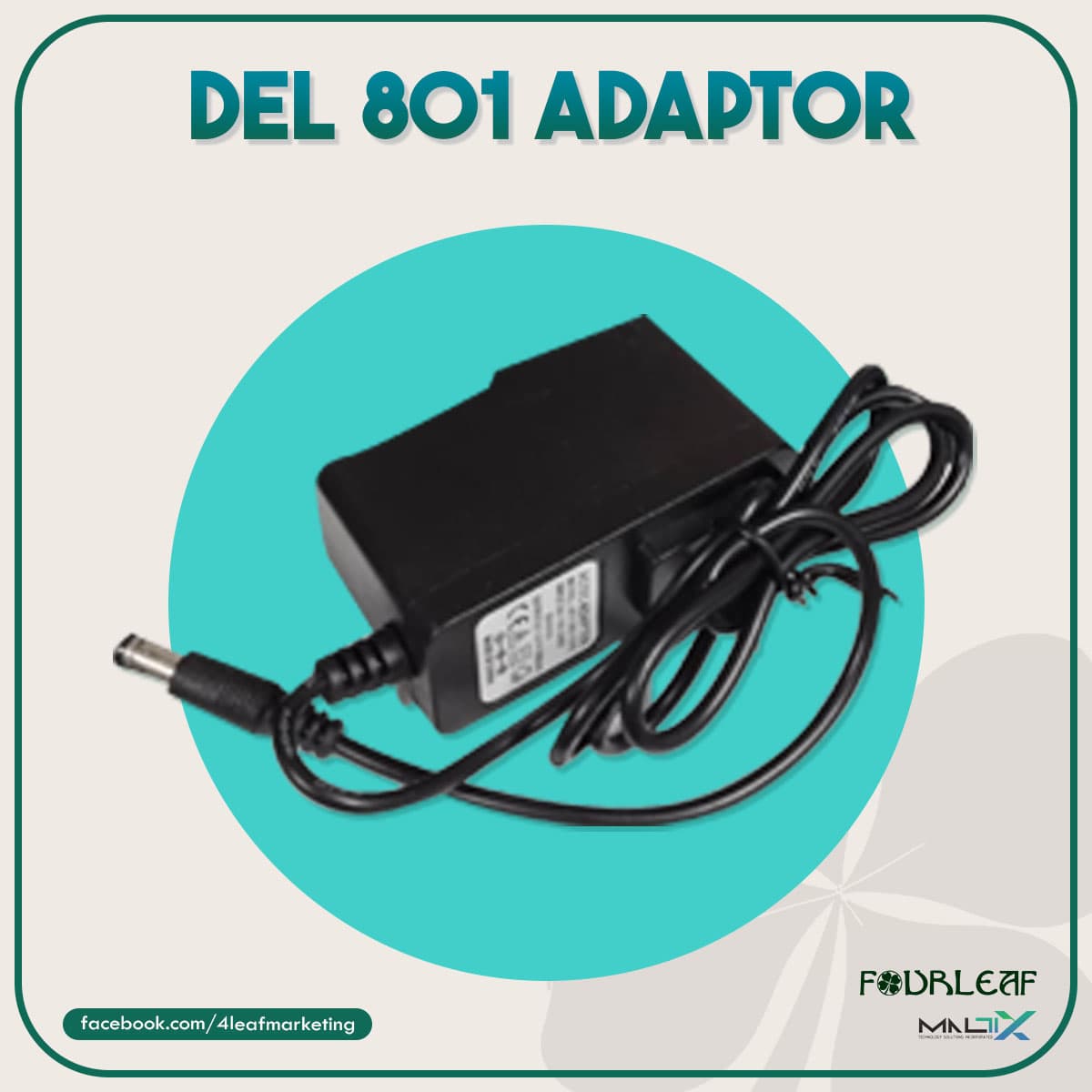 DEL 801 ADAPTOR