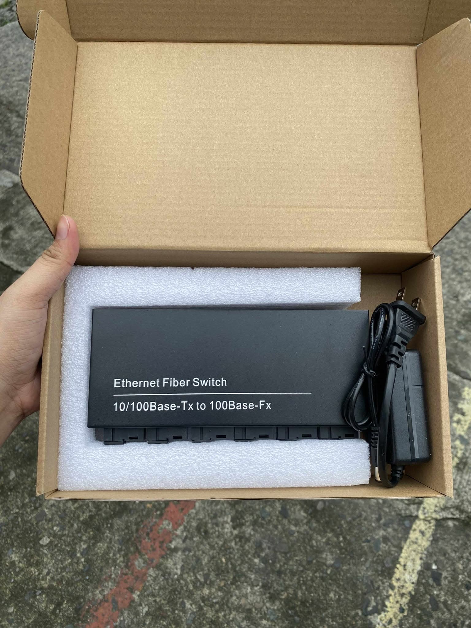 Fiber Switch 100mbps 6FORJ45