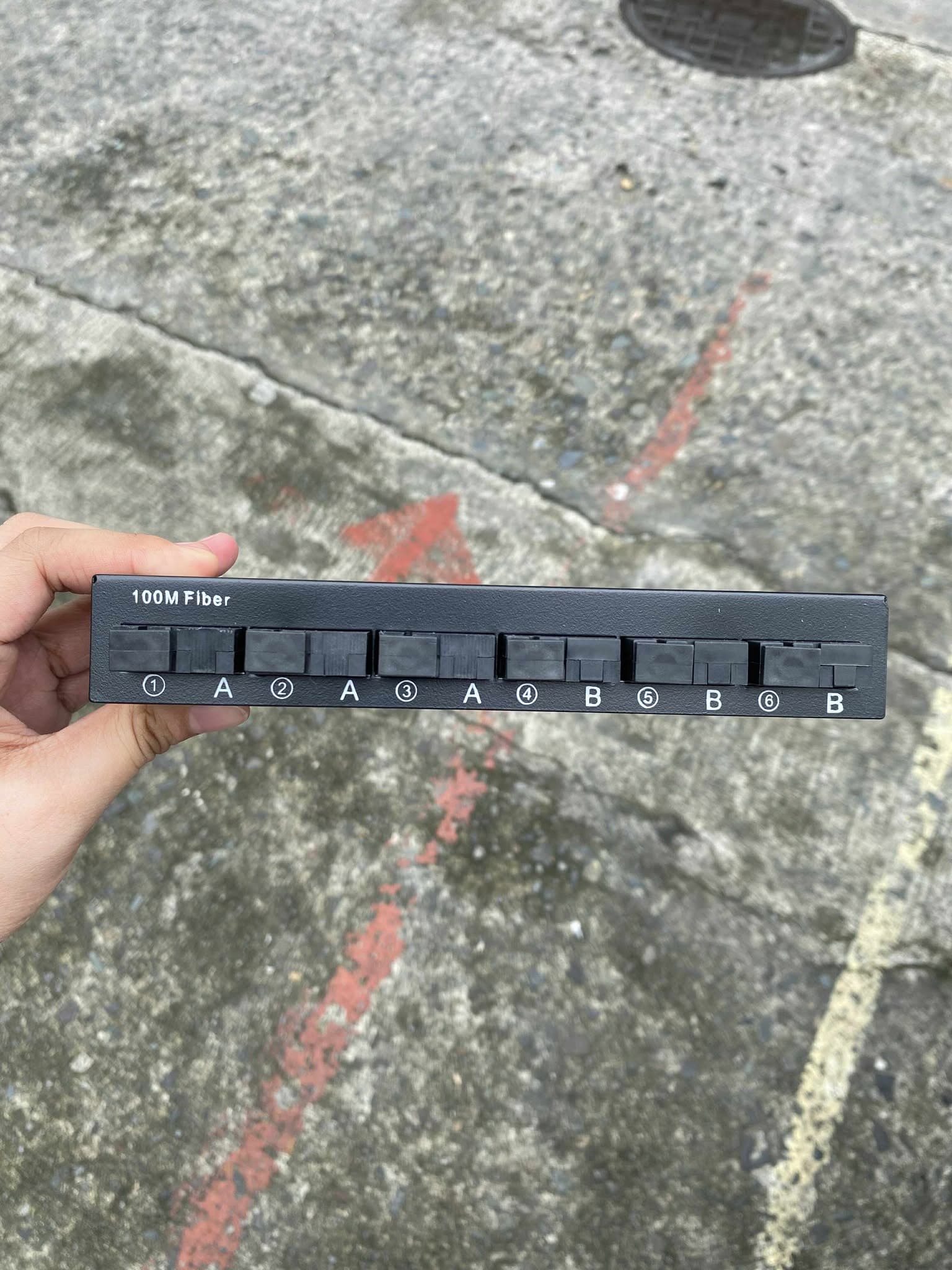 Fiber Switch 100mbps 6FORJ45