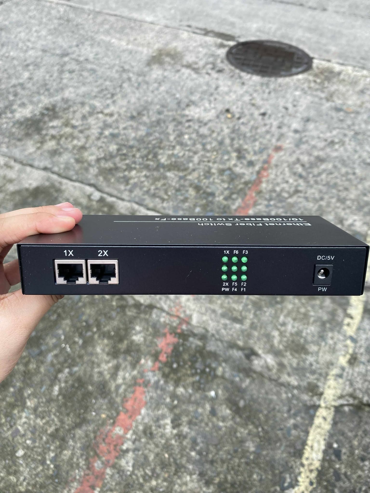 Fiber Switch 100mbps 6FORJ45