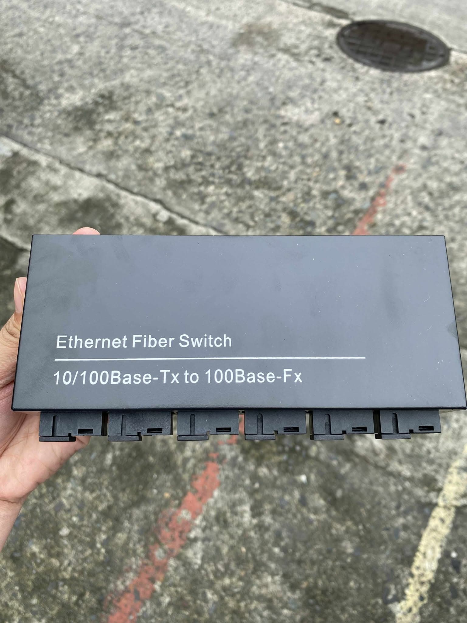 Fiber Switch 100mbps 6FORJ45