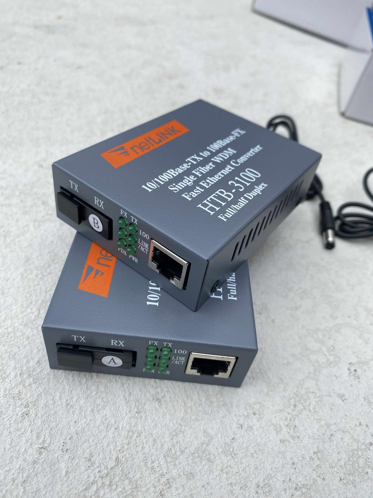 Media Con 100mbps 25km SC