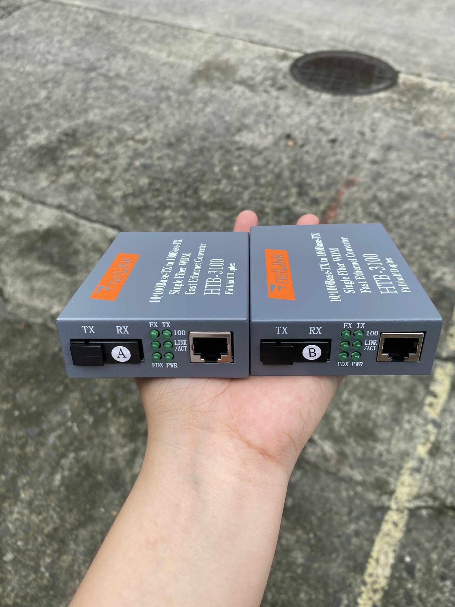 Media Con 100mbps 25km SC