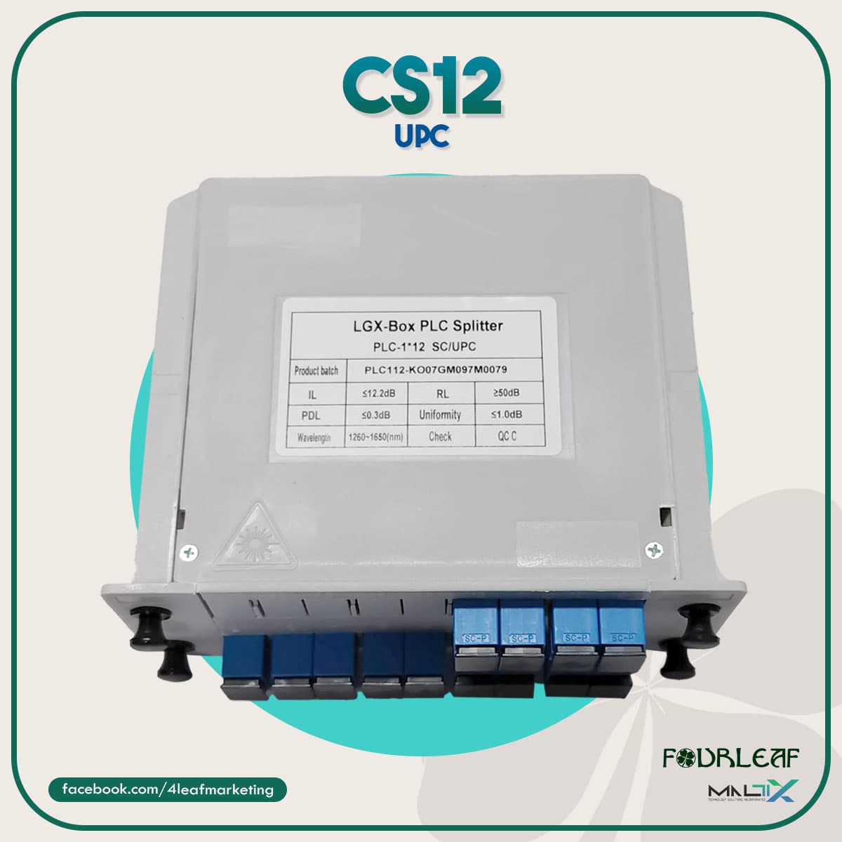 CS12 UPC maltix